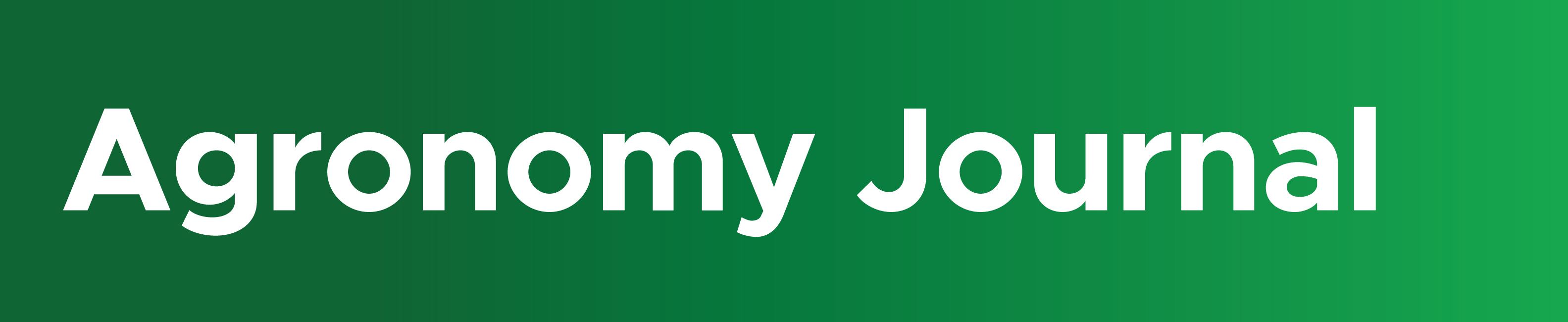 Agronomy Journal Logo