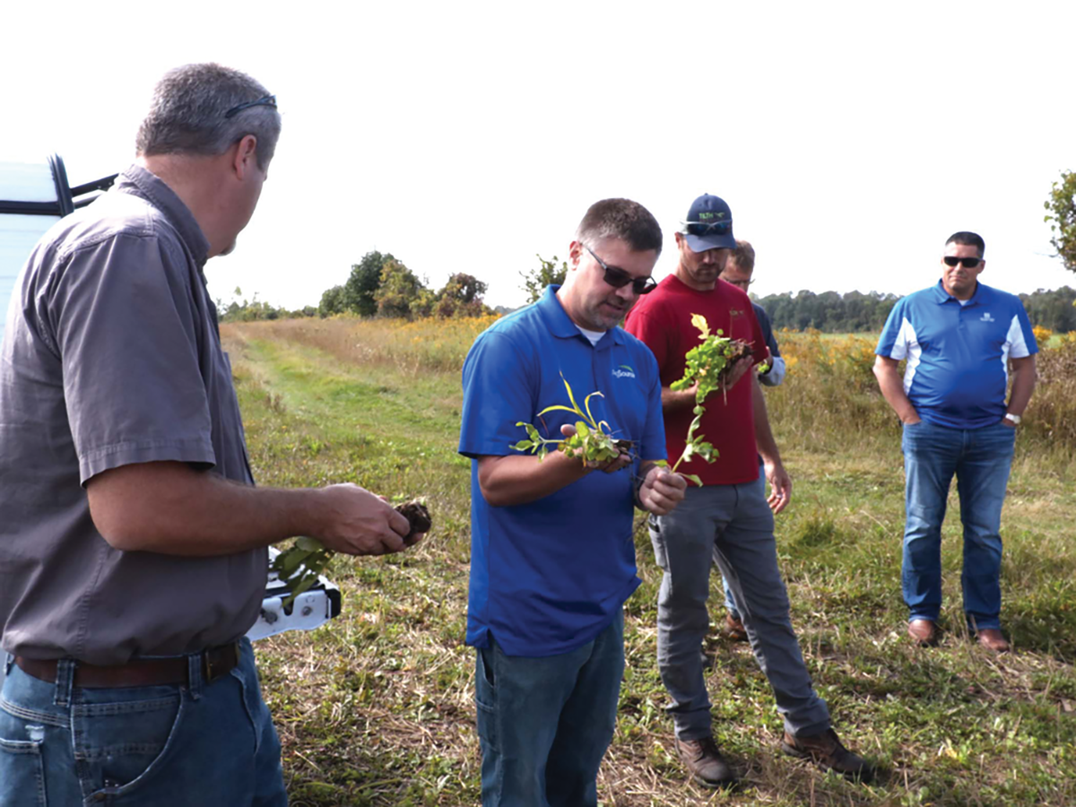 Nick Guilette (center) is the inaugural recipient of the CCA Conservationist of the Year Award. Source: USDA-NRCS Wisconsin.