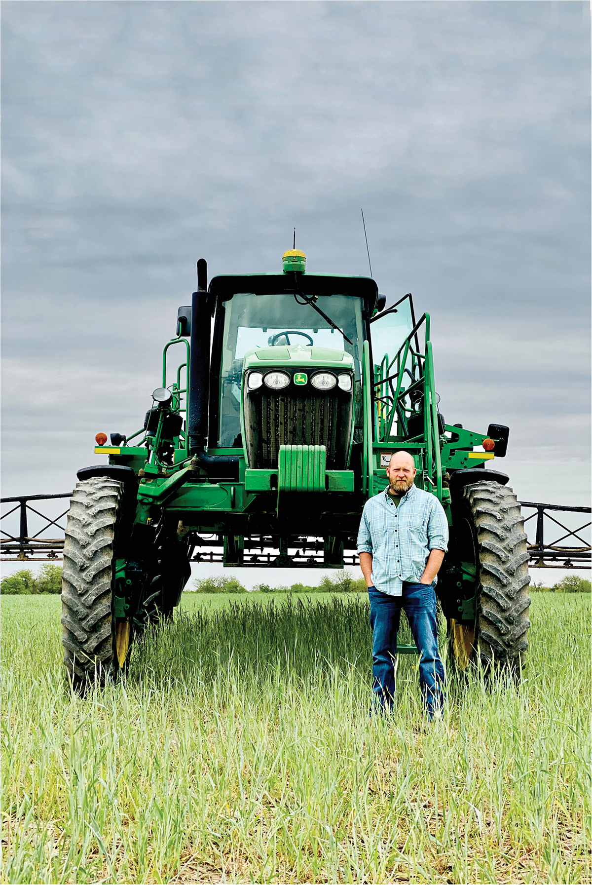 Opposite page: John Nergenah of Illinois enrolled in the Nori carbon removal marketplace through his adoption of cover crops. Photo courtesy of John Nergenah.