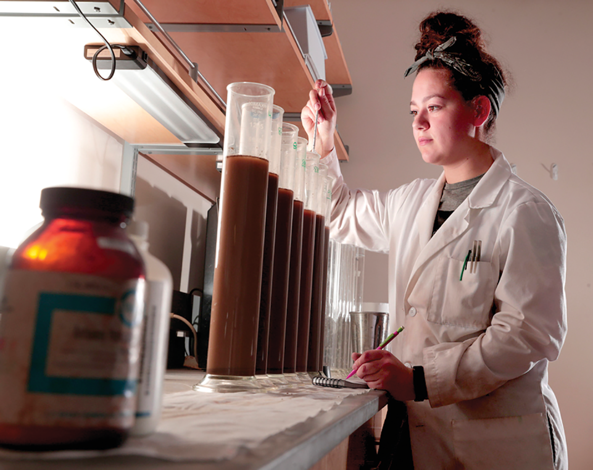 As a group, the agricultural and environmental laboratories doing soil analysis are capable of reasonable precision. Some methods have good precision, and others are relatively less precise. Photo courtesy of BYU photography.