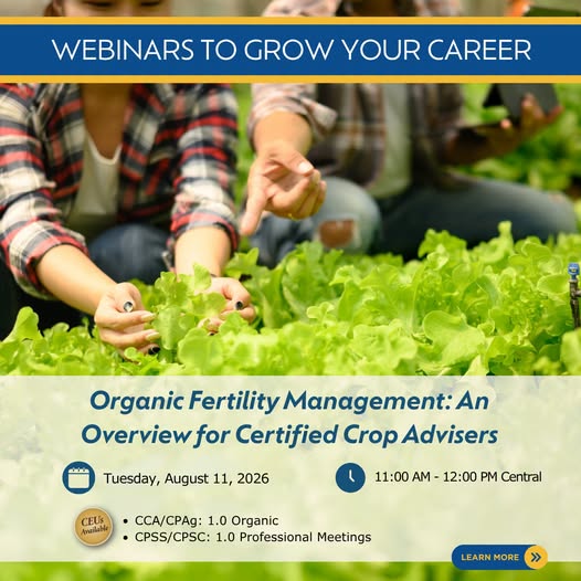 Organic Fertility Management: An Overview for Certified Crop Advisers
