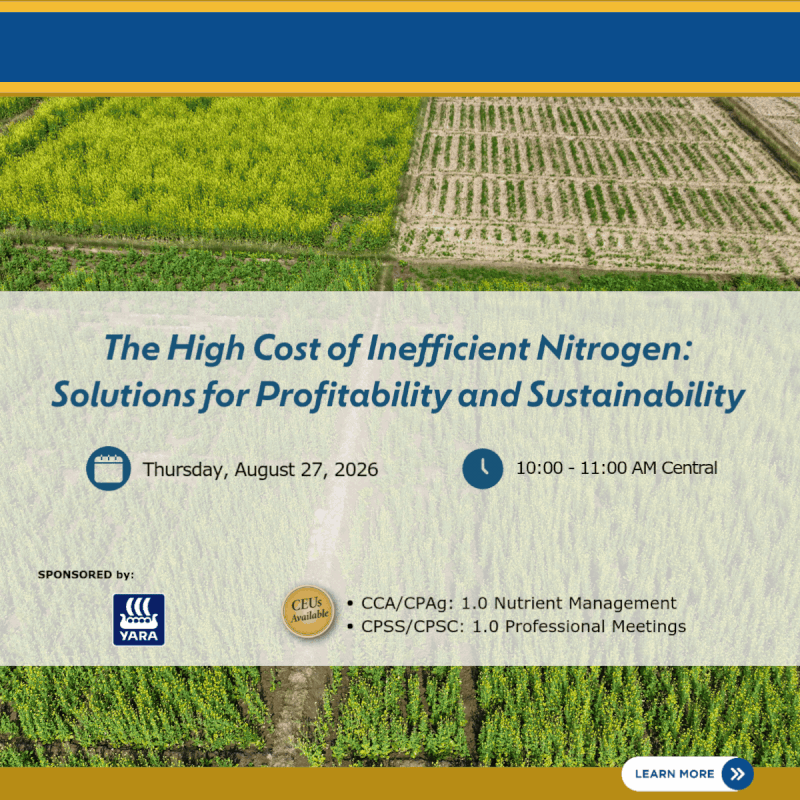 Webinar: The High Cost of Inefficient Nitrogen