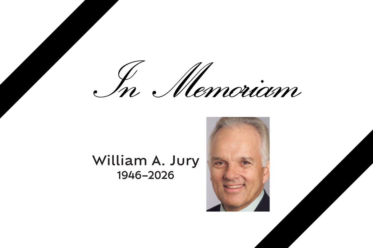 In memoriam: William A. Jury