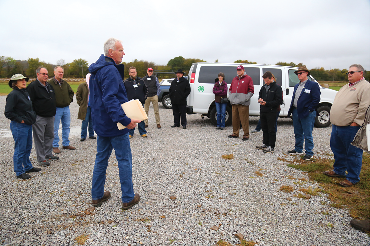 At the University of Arkansas, Andrew Sharpley researches real-world, on-farm conservation and its effectiveness to mitigate water quality impairment. University of Arkansas System Division of Agriculture photo by Ryan McGeeney.