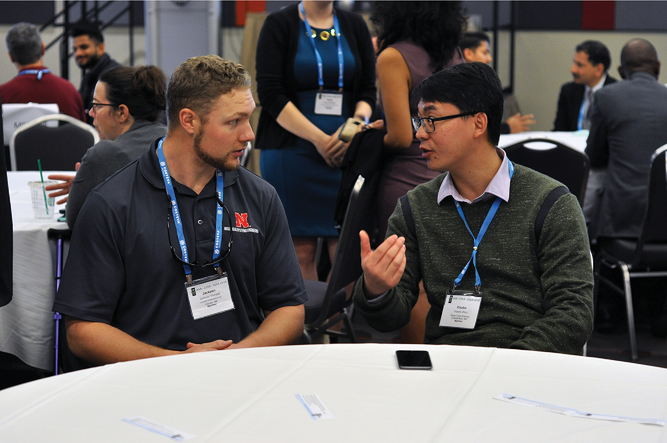 Graduate students who attend the Annual Meeting of ASA, CSSA, and SSSA benefit in many ways, including networking with members.
