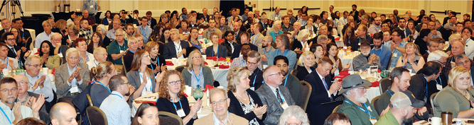 Awards breakfast at the January 2019 SSSA Annual Meeting.
