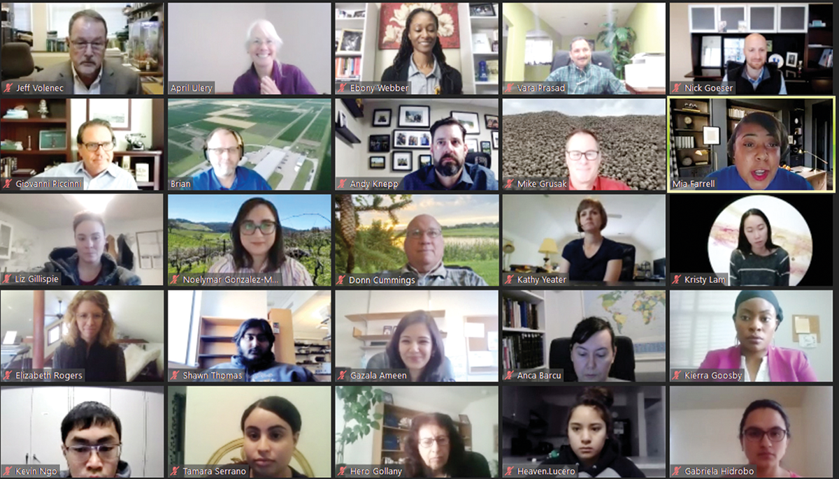 One of the group’s “meet and greet” opportunities at the 2020 Virtual Annual Meeting last November.