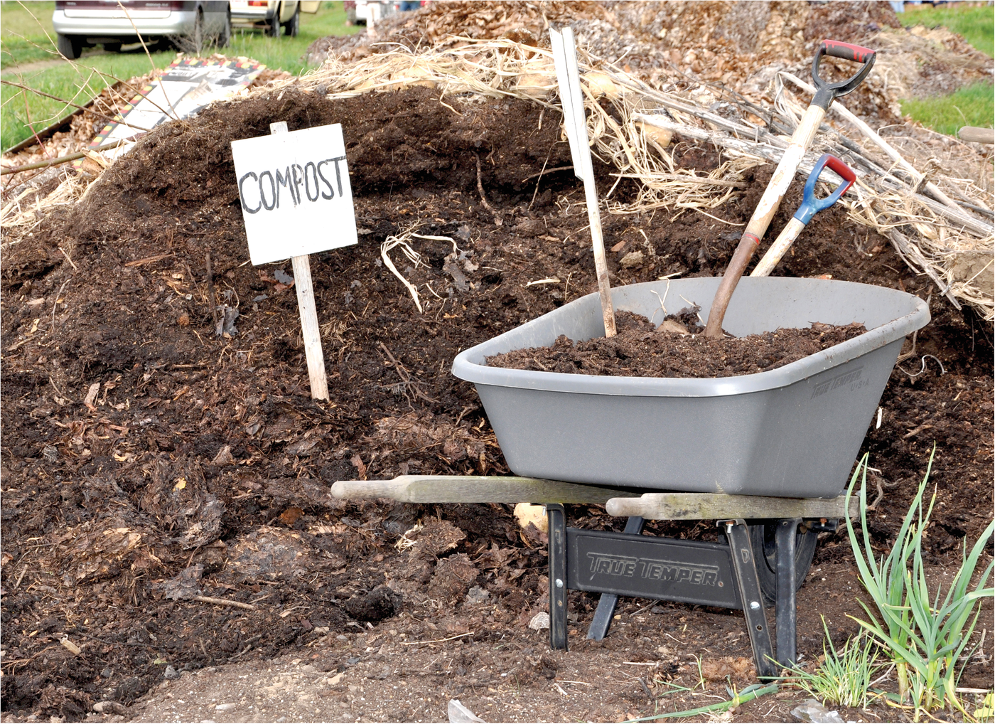 Composting is one of many ways to repurpose food wastes, and soil scientists can help evaluate the impacts of those composted wastes on the land. Photo by Tiffany Woods and courtesy of Flickr/Oregon State University.