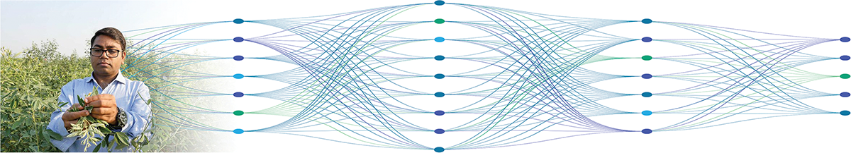 Rajeev Varshney is the guest editor of a new special issue of The Plant Genome, highlighting the potential (and challenges) of using machine learning for plant breeding. Photo by ICRISAT.