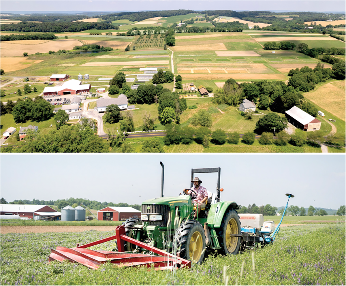 The Rodale Institute Tour at this year’s Annual Meeting will begin with a welcome from CEO Jeff Moyer, who is renowned for the invention and development of the roller crimper.