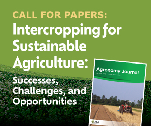 Call for papers: Intercropping for Sustainable Agriculture