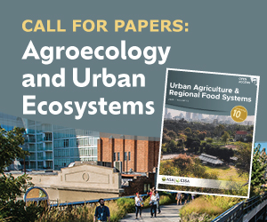 Agroecology and Urban Ecosystems