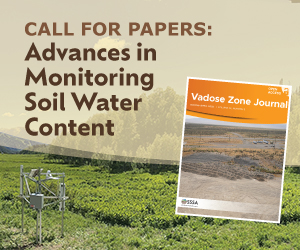 Call for papers: Advances in Monitoring Soil Water Content