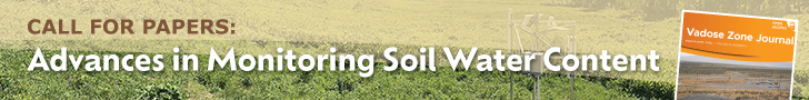 Call for papers: Advances in Monitoring Soil Water Content