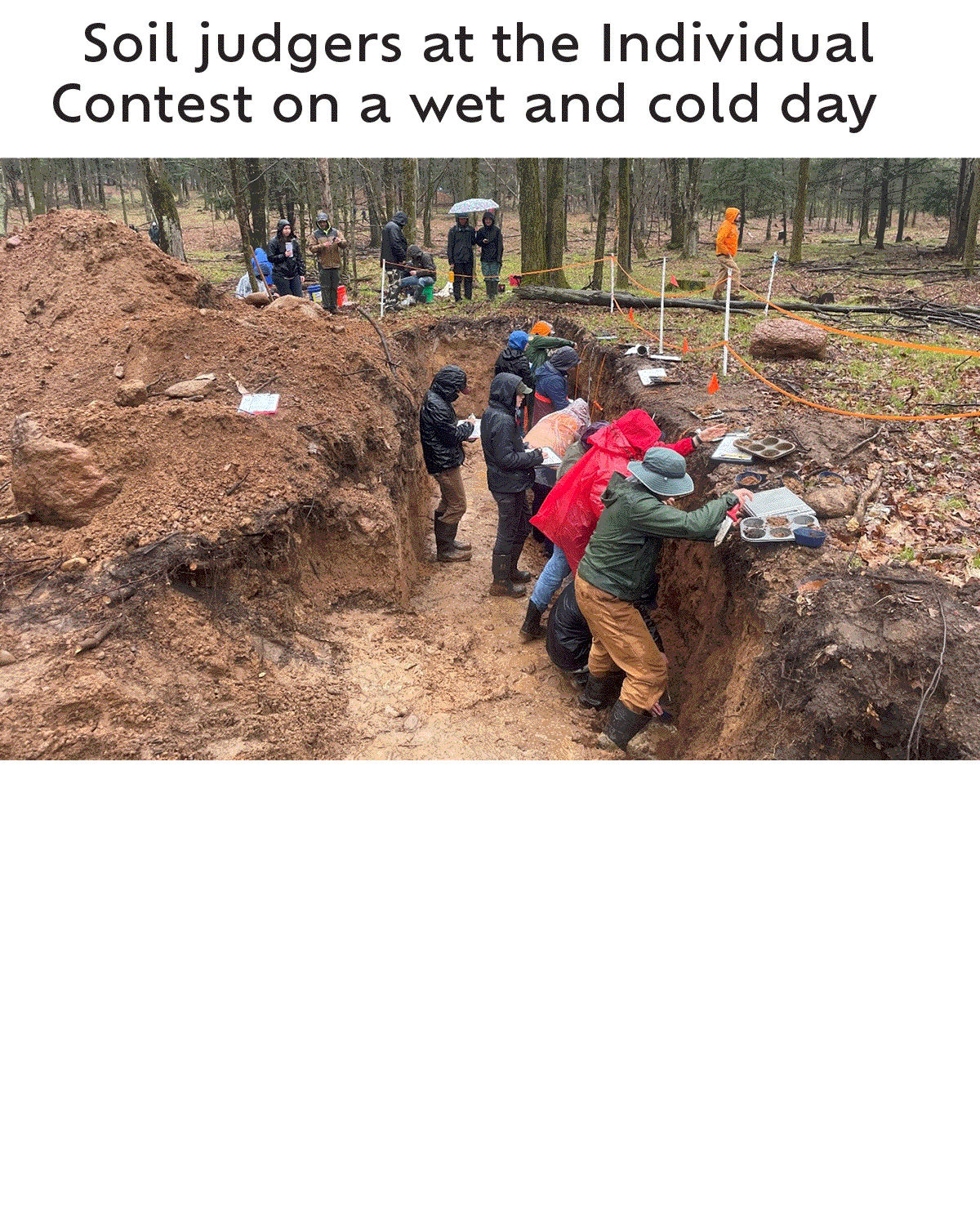 More scenes from the 2025 National Collegiate Soil Judging Contest .
