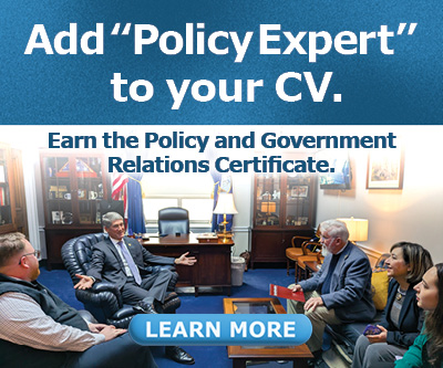 Add "Policy Expert" to Your CV