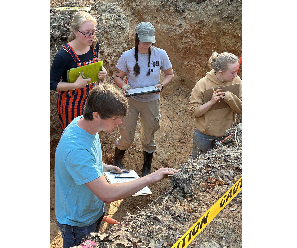 Students participating in the 2026 National Collegiate Soils Contest.