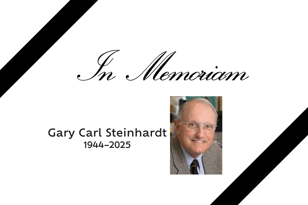 In memoriam: Gary Carl Steinhardt