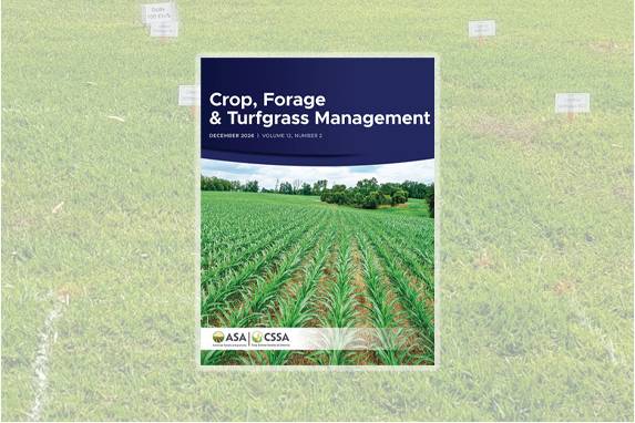 Crop, Forage & Turfgrass Management