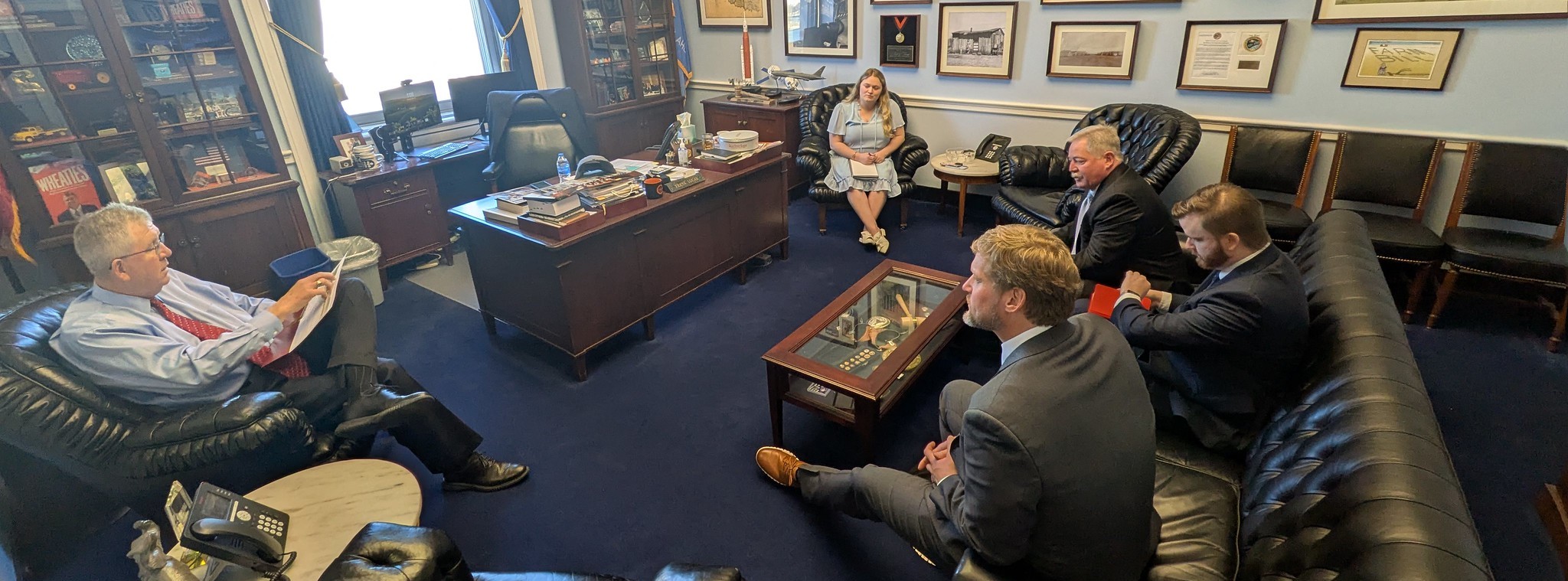 Meeting in a Capitol office