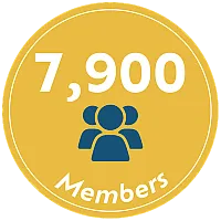 7,900 global members