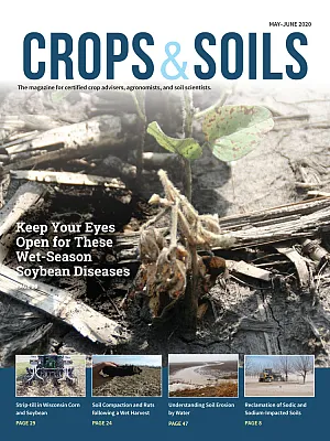 The 2020 May-June cover of Crops & Soils magazine