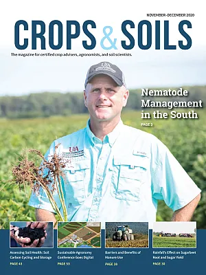 The 2020 November-December cover of Crops & Soils magazine