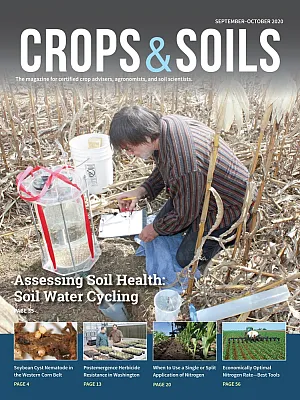 The 2020 September-October cover of Crops & Soils magazine