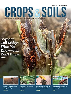 The 2021 January-February cover of Crops & Soils magazine