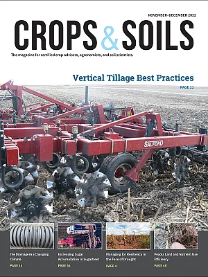 The 2022 November-December cover of Crops & Soils magazine