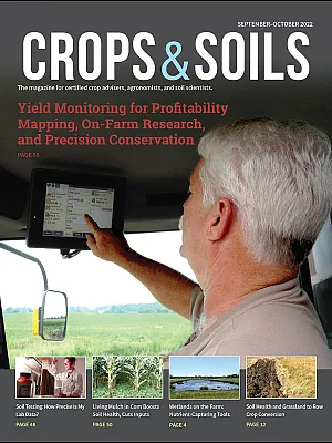 The 2022 September-October cover of Crops & Soils magazine