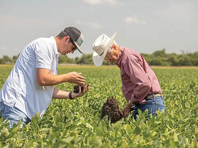 What works in one field might not work in another close by due to differences in soil properties and slope or in other regions with similar soil type but with a different climate, cropping system, or both. Photo by Hannah Dorn.