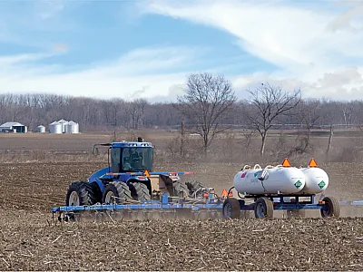 The application of nutrients, particularly N, is associated with greenhouse gas emissions. Thus, if we are going to apply N inputs to enhance the capacity of a system to store N in the soil, a full analysis of the greenhouse gas balance is needed. Photo courtesy of Adobe Stock/chas53.