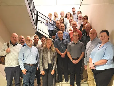 Some members of the International Certified Crop Adviser (ICCA) Board and ASA staff during their meeting in Denver, CO in August. 