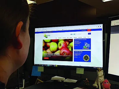 The new website designs offer a consistent look across all devices and improve navigation, reducing the number of clicks needed to find information.