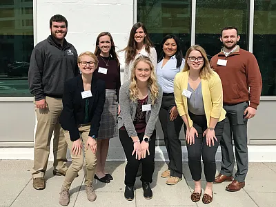 This year's group of scholars attending advocacy training.