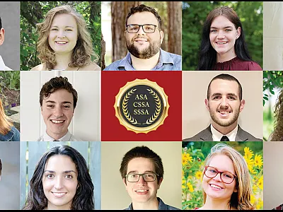 Pictured are some of our 2020 Golden Opportunity and Greenfield Scholars sponsored by the Agronomic Science Foundation.