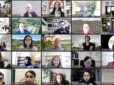 One of the group’s “meet and greet” opportunities at the 2020 Virtual Annual Meeting last November.