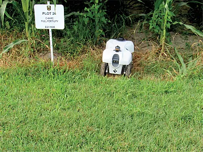 A robot gathering information in Sanborn Field in Missouri. How best to deal with fiscal realities while not losing sight of the need to continue impactful mission efforts at land grant university research centers, stations, and properties is the focus of a symposium at this year’s Annual Meeting.