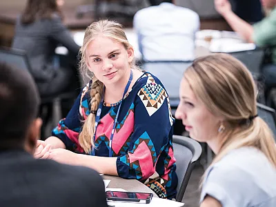 Grad students attend the Leadership Conference at the 2020 Annual Meeting.