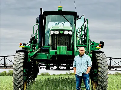  John Nergenah of Illinois enrolled in the Nori carbon removal marketplace through his adoption of cover crops. Photo courtesy of John Nergenah.