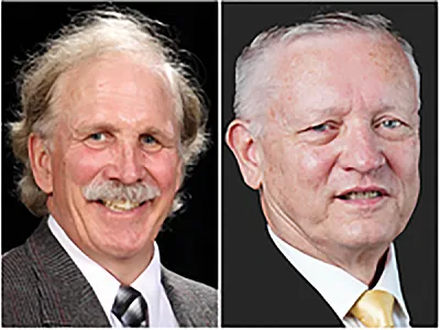  Marilyn L. Warburton, CSSA President; David Clay, ASA President;Ron Turco, SSSA President; and April Ulery, SSSA Past President