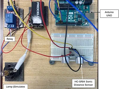 In a Natural Sciences Education study, students used a microcontroller called Arduino UNO to turn on a pair of lights in sequence. This image is the prototype used in developing ChatGPT-generated Arduino programs.