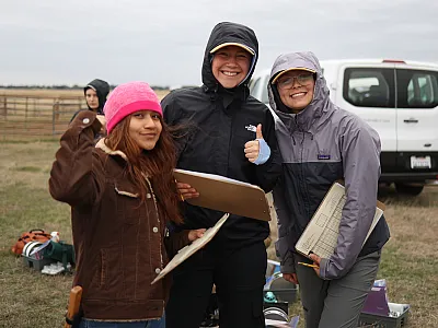These students are all smiles after competing in the Region 6 Collegiate Soil Judging Contest in October.