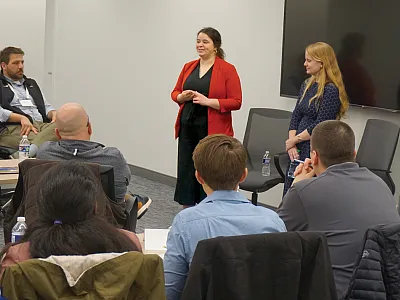 Before Congressional Visits Day, Society members, Certifed Crop Advisers (CCAs), and staff first attended a well-planned training day to learn about effective advocacy strategies.