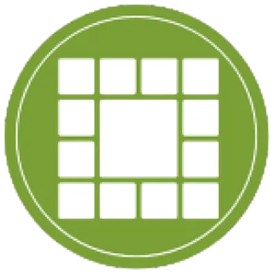 Heavily stylized image of floor plan