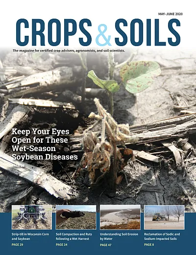 The 2020 May-June cover of Crops & Soils magazine