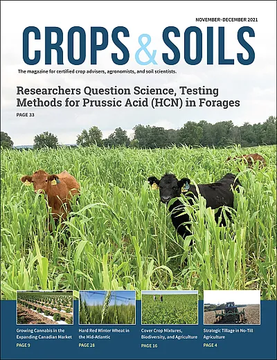 The 2021 November-December cover of Crops & Soils magazine