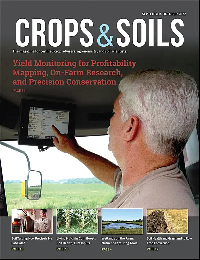 The 2022 September-October cover of Crops & Soils magazine
