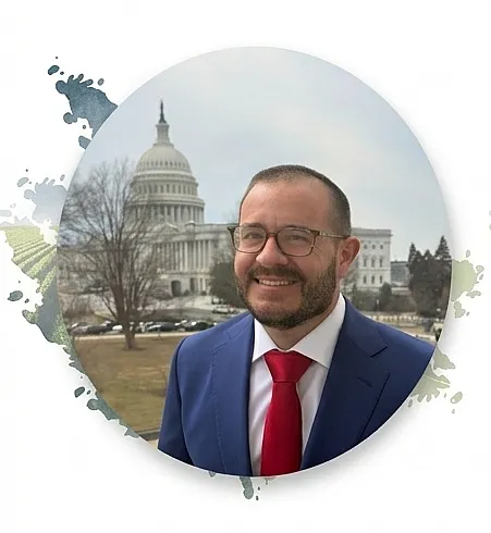 man with capitol image